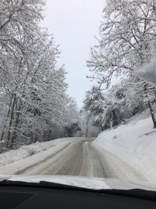 route neige alpes du sud