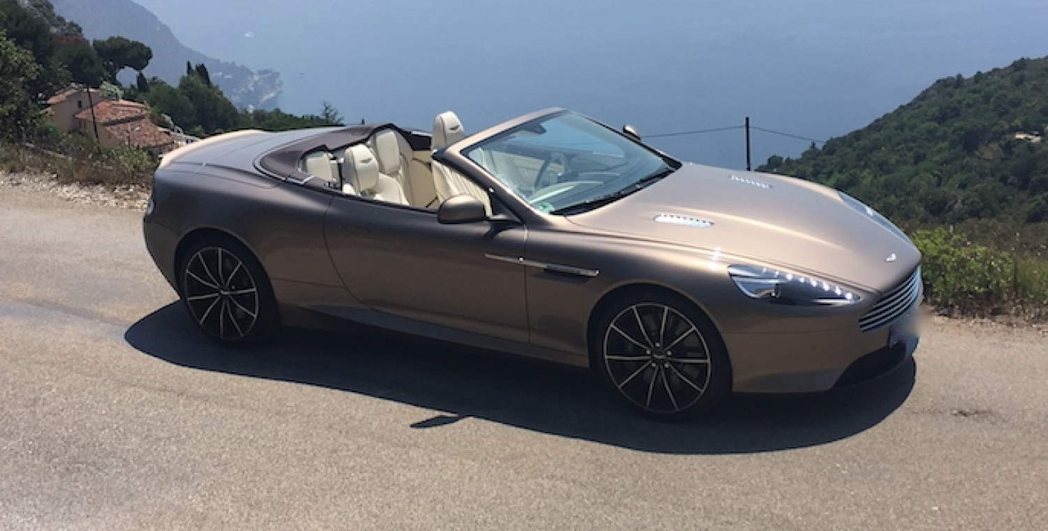 Rent Aston Martin DB9 Convertible, Rental sport car LR MC