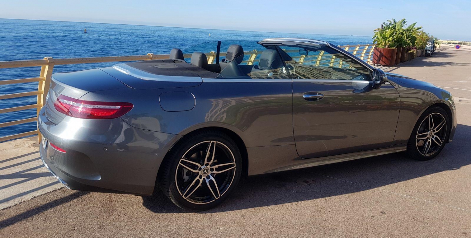 Mercedes Class E Convertible to rent, rental car LR MC